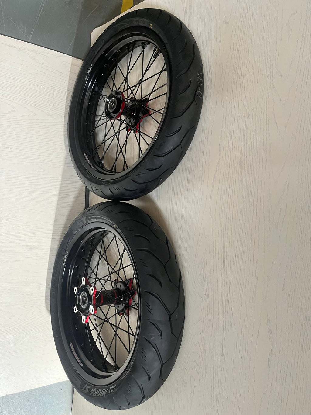 17 in Front and Rear CST Supermotos
