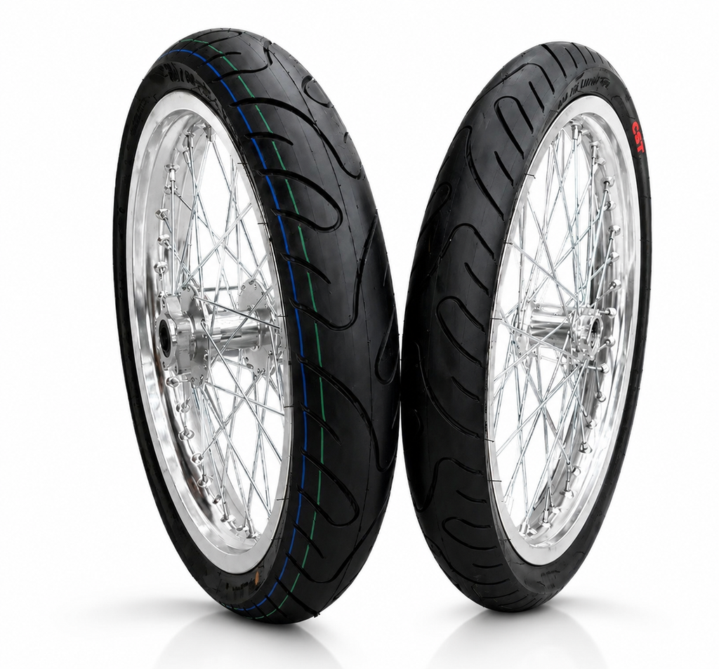 17in Front and Rear Chrome Rim CST Supermotos